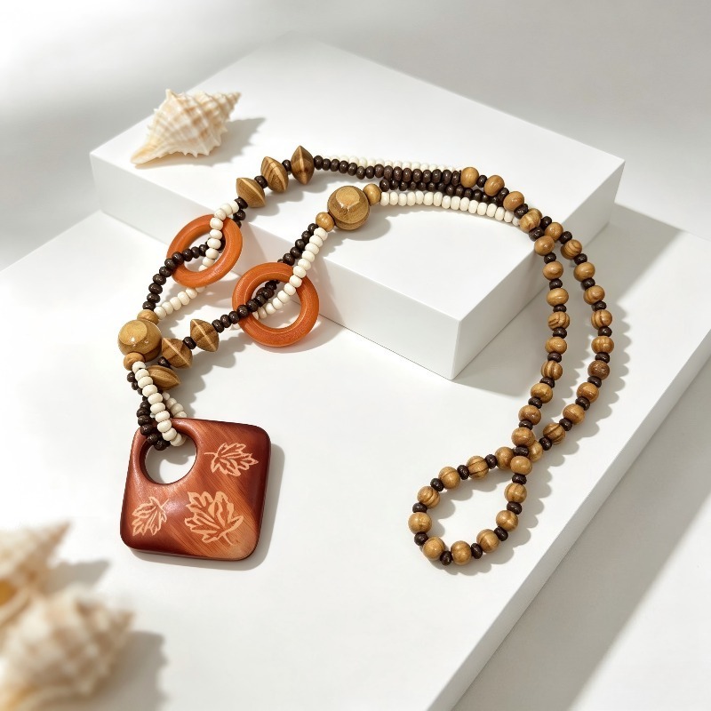 Bohemian Vintage Ethnic Long Sweater Chain Necklace